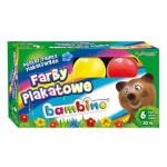 Farby plakatowe Bambino 6 szt. x 20 ml