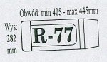 Okładka książkowa reg.R-77 wys. 282 x obw. 405-445