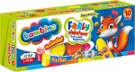 Farby plakatowe Bambino 10 szt. FLUO BROKAT