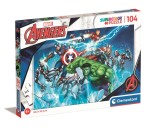 Puzzle Avengers 104 elementy Clementoni Super Color MARVEL
