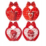 KUBEK WALENTYNKOWY CERAMICZNY W OZDOBNYM OPAKOWANIU MIX WZORÓW 350 ml