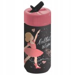 Bidon Derform Baletnica 400 ml czarno-różowy DO SZKOŁY PREZENT