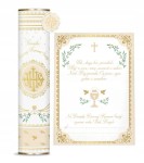 Tuba Pamiątka Komunii Świętej - Ornament z Hostią KOMUNIA