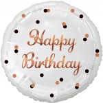 Balon foliowy Happy Birthday 36 cm PREZENT NA URODZINY