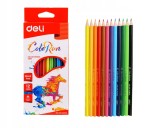 Kredki ołówkowe Deli 12 szt. BEZDRZEWNE