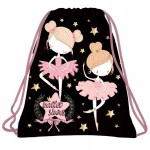 Worek SZKOLNY NA BUTY WF BALETNICA Derform 41 x 36 cm