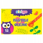 PASTELE OLEJNE Kredki pastelowe Strigo 12 szt.
