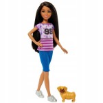 BARBIE LALKA filmowa STACIE LIGAYA z pieskiem HRM06 MATTEL prezent urodziny