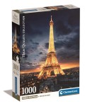 Puzzle Clementoni 1000 elementów Wieża Eiffel'a nocą Paryż 39703 prezent