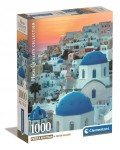 Clementoni Puzzle 1000 elementów Santorini Grecja prezent układanka 50x70cm