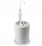 Stojak na parasole plastik Qualy biały