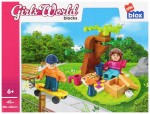 Klocki konstrukcyjne 45 elementów Girl Piknik alleBLOX