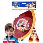 Papierowe czapeczki Czapki Urodzinowe Na imprezę Psi Patrol 10 sztuk zestaw