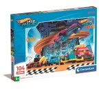 Puzzle104 Super Kolor Hot Wheels 25777 Clementoni