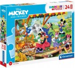 Puzzle Clementoni Disney 24 elementów Puzzle 24 Maxi Super Kolor Mickey
