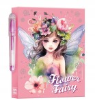 ZESTAW Z KARTECZKAMI FLOWER FAIRY BELLISA STNUX PAMIĘTNIK prezent urodziny