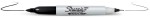 MARKER permanentny DWUSTRONNY 2w1 czarny SHARPIE Twin Tip 1 szt