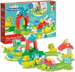 Klocki Clementoni Pociąg farmera 12 m + super prezent dla dziecka