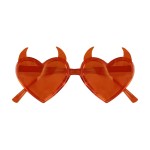 Okulary serca z rogami przebrania kostium karnawał bal teatrzyk WALENTYNKI