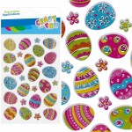 Ozdoba Dekoracyjna Naklejki 3d Pisanki 28szt. Wielkanoc Craft with Fun 5318