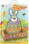 Zestaw kreatywny Wielkanoc koszyczek pisanka zrób to sam z naklejkami DIY
