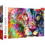 Trefl Puzzle 1000el. / Kolorowy lew
