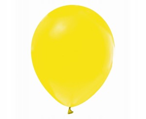 Balony żółte dekoracja pastelowe 10 szt URODZINY