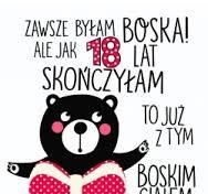 KARTKA 18 urodziny