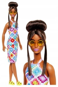 Lalka Barbie Fashionistas MATTEL Kolorowe romby prezent urodziny kolekcja