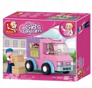 Klocki Sluban Girl's dream LODY AUTO DOSTAWCZE KURIER 102 el.