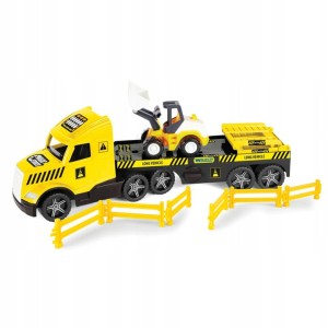 Wader 36431 Magic Truck Technic laweta ze spychaczem