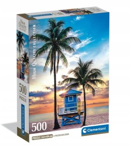 PUZZLE 500 PLAŻA MIAMI FLORYDA CLEMENTONI 35574