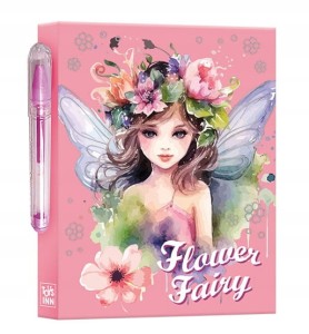 ZESTAW Z KARTECZKAMI FLOWER FAIRY BELLISA STNUX PAMIĘTNIK prezent urodziny