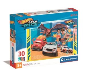 Puzzle Clementoni 30 elementów PUZZLE hot wheels