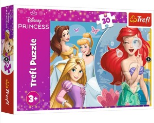 Puzzle Trefl 30 elementów Piękny dzień księżniczek