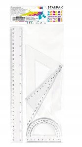 Zestaw geometryczny Starpak 4 elementy