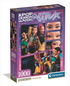 Puzzle Clementoni 1000 elementów Puzzle 1000 elem K-Pop Demon Hunters 37125