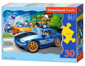 Puzzle Castorland 30 elementów Pościg policyjny