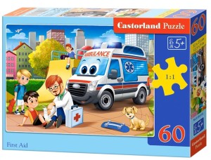 CASTORLAND 60 EL. PIERWSZA POMOC / FIRST AID PUZZLE