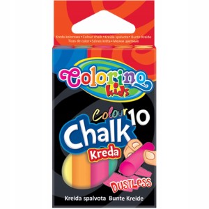 Kolorowa Kreda Szkolna Tablicowa niepyląca Colorino Kids PATIO 33152