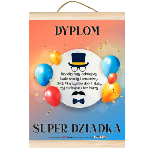 dyplom super dziadka