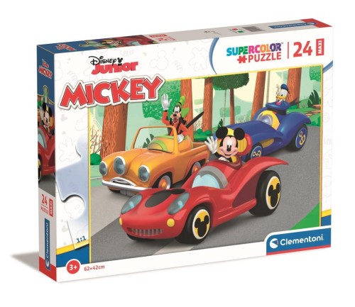 Puzzle Clementoni 24 maxi super kolor Mickey Mouse SUPER PREZENT