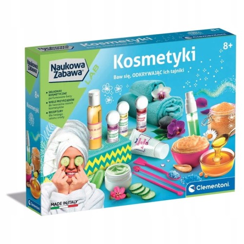 Zestaw Clementoni Naukowa zabawa. Kosmetyki 50891 SUPER ZABAWA PREZENT