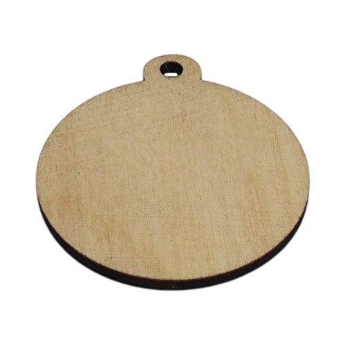 Drewniana bombka medal sklejka zawieszka 5cm 10szt