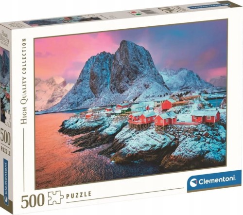 Clementoni: Puzzle 500el. HQ - Wioska Hamnøy