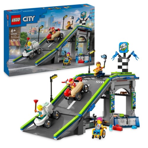 LEGO 60460 CITY Bez granic: tor z rampami dla wyścigówek