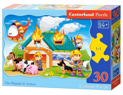 Puzzle 30 el Strażacy w akcji CASTOR