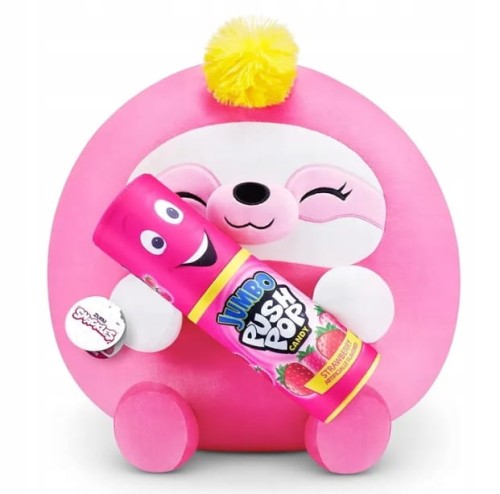 Snackles ZURU - 14-calowy duży pluszowy leniwiec maskotka przytulanka