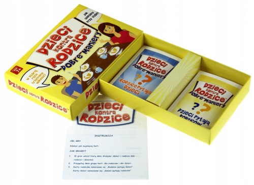 Gra planszowa Dzieci kontra Rodzice: Dobre Maniery Kangur