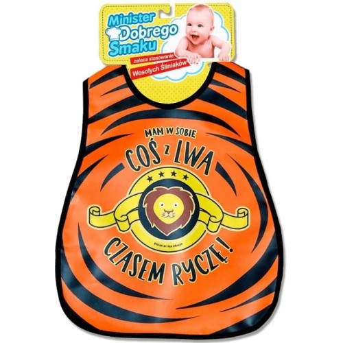 Śliniak Pan Dragon MAM W SOBIE COŚ Z LWA CZASAMI RYCZĘ